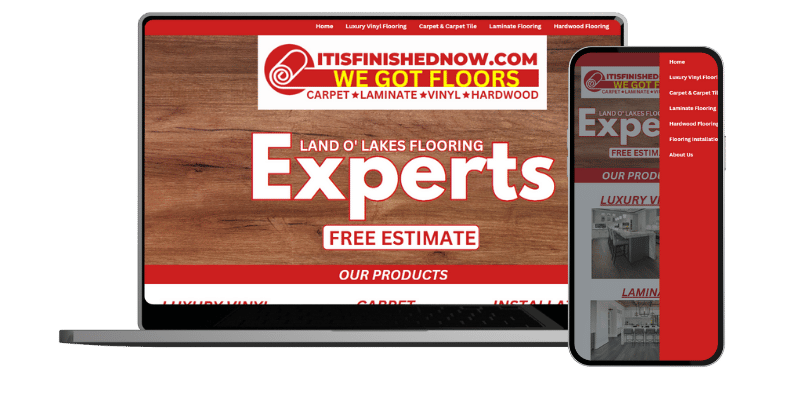 Retail Flooring Web Design